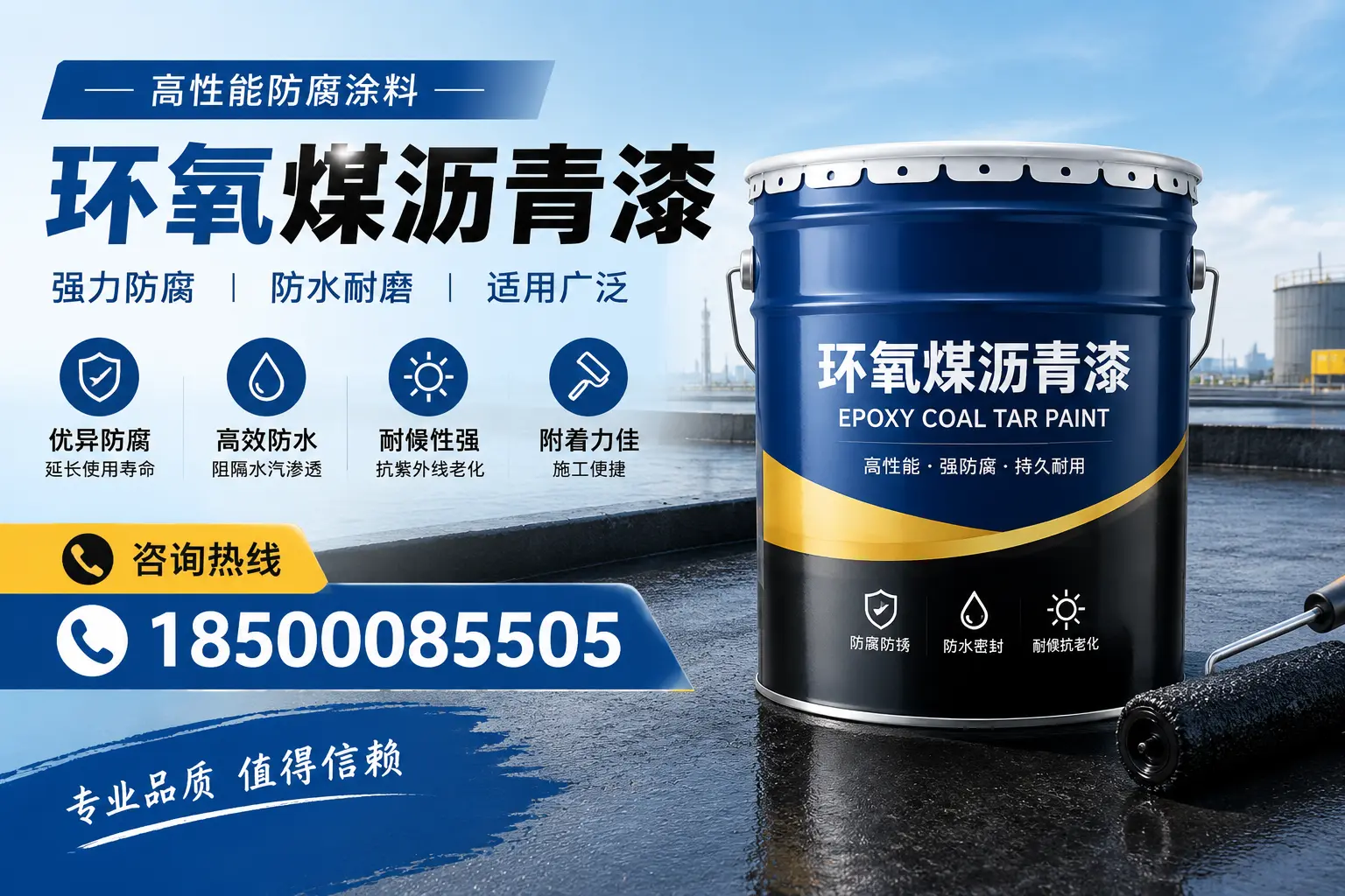 环氧煤沥青漆的主要成分与功能,厦门用户深度了解